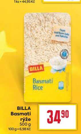 BILLA Basmati rýže 500 g