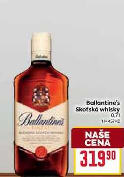 Ballantine's Skotská whisky 0,7l