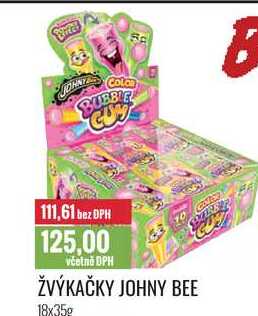 ŽVÝKAČKY JOHNY BEE 18x35g