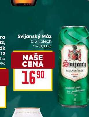 Svijanský Máz 0,51, plech