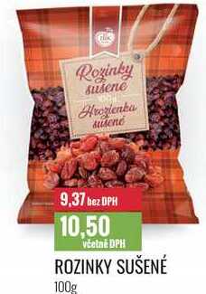 ROZINKY SUŠENÉ 100g