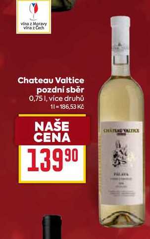 Chateau Valtice pozdní sběr 0,75l