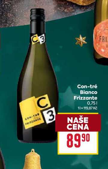 Con-tré Bianco Frizzante 0,75l