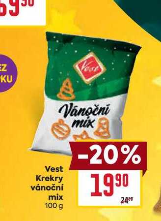 Vest Krekry vánoční mix 100 g 
