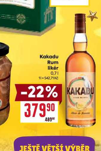 Kakadu Rum likér 0,7l