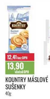 KOUNTRY MÁSLOVÉ SUŠENKY 40g 