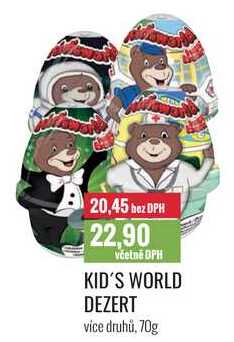 KID'S WORLD DEZERT 70g 