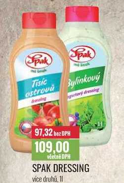 SPAK DRESSING 1l