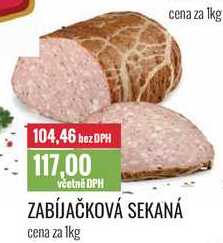 ZABÍJAČKOVÁ SEKANÁ cena za 1kg