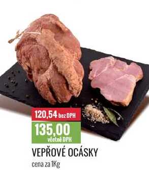 VEPŘOVÉ OCÁSKY cena za 1Kg 