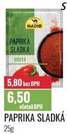 PAPRIKA SLADKÁ 25g