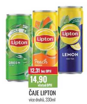 ČAJE LIPTON 330ml