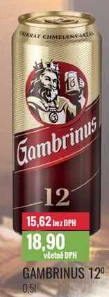 GAMBRINUS 12° 0,5l