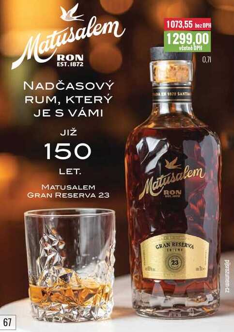 MATUSALEM GRAN RESERVA 23 0,7l