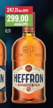 HEFFRON HERITAGE RUM 5 0,7l