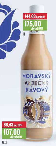 MORAVSKÝ VAJEČNÝ KÁVOVÝ 0,5l/1l