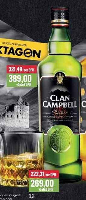 CLAN CAMPBELL 0,7l, 1l