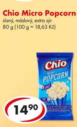 Chio Micro Popcorn, 80 g 