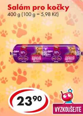 Salám pro kočky, 400 g