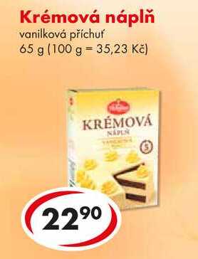 Krémová náplň, 65 g 