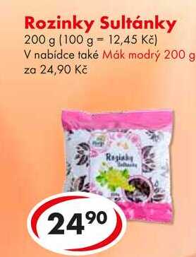 Rozinky Sultánky, 200 g