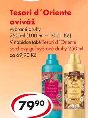 Tesori d'Oriente aviváž, 760 ml 