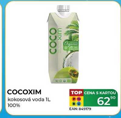COCOXIM kokosová voda 1L 100%