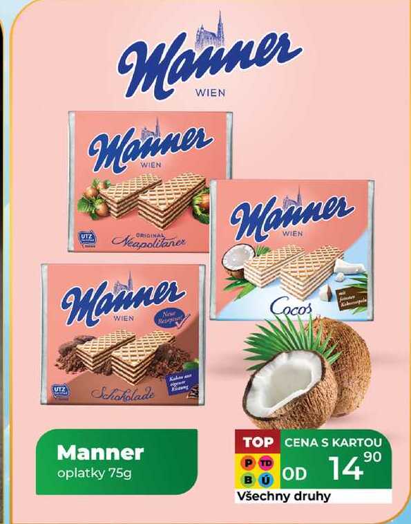 Manner oplatky 75g 