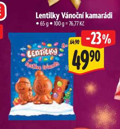 Lentilky Vánoční kamarádi 65 g 