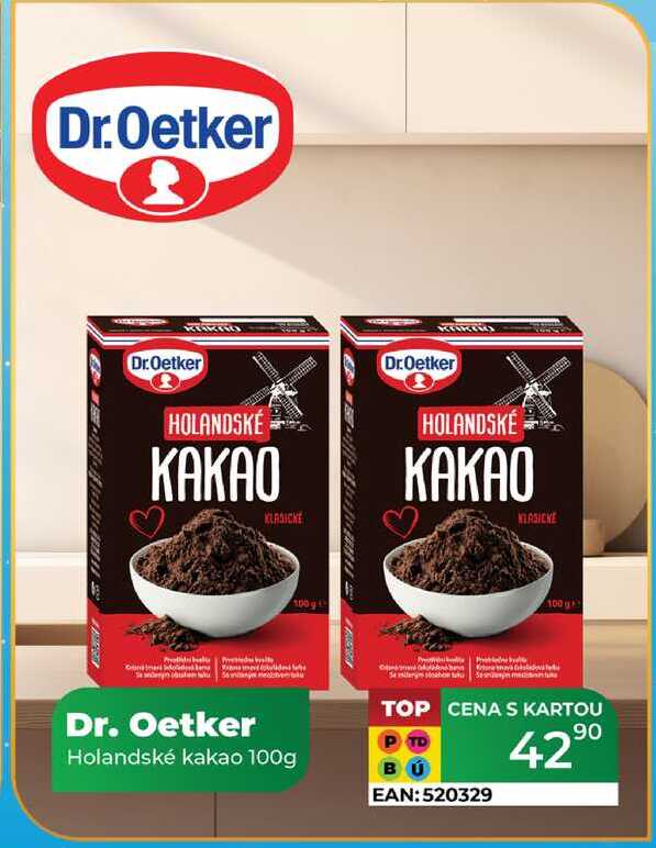 Dr. Oetker Holandské kakao 100g 