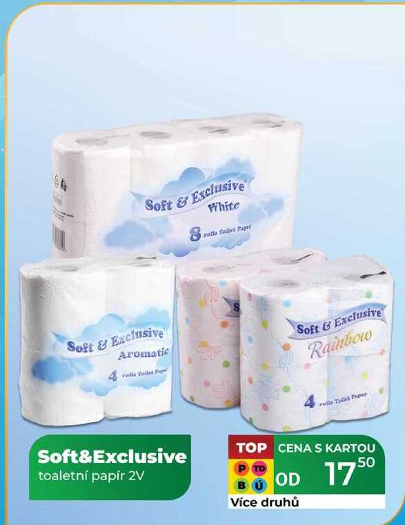 Soft&Exclusive toaletní papír 2V