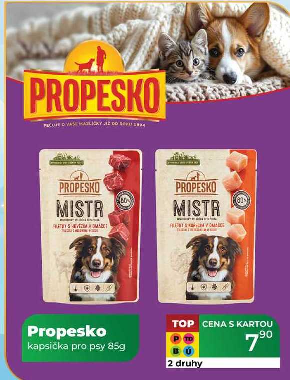 Propesko kapsička pro psy 85g 