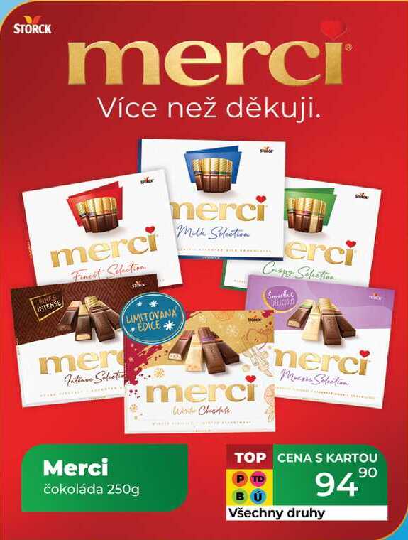 Merci čokoláda 250g 