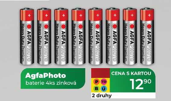 AgfaPhoto baterie 4ks zinková 