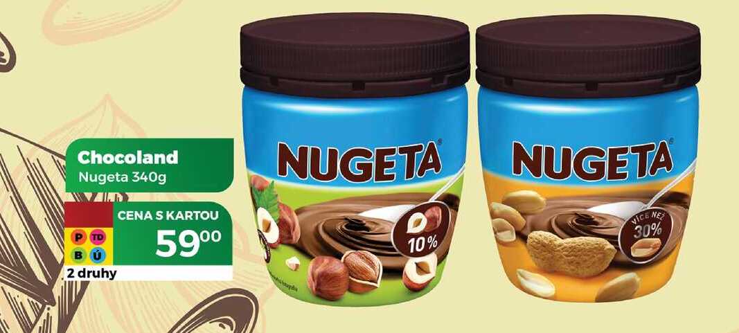 Chocoland Nugeta 340g 
