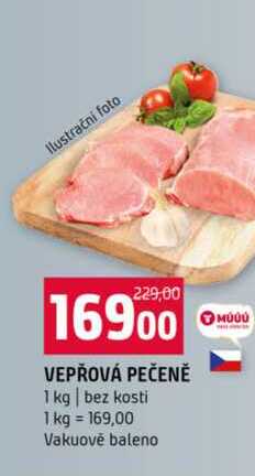 Vepřová pečeně bez kosti 1kg