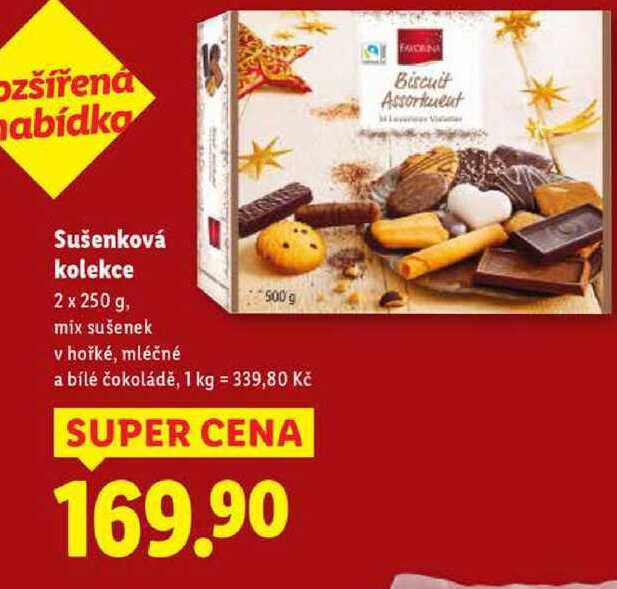 Sušenková kolekce, 2x 250 g