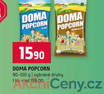 DOMA POPCORN 90-100 g vybrané druhy