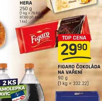 FIGARO ČOKOLÁDA NA VAŘENÍ 90 g