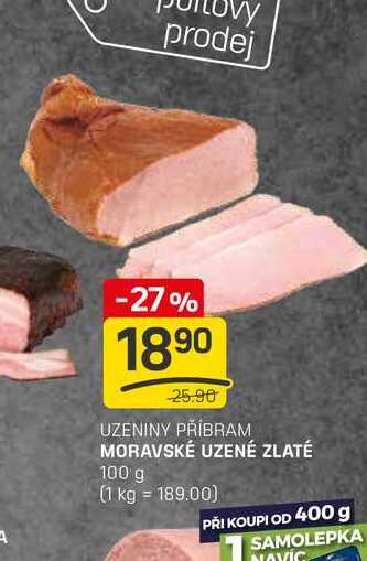 MORAVSKÉ UZENÉ ZLATÉ 100 g