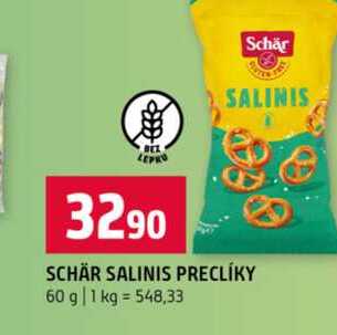 SCHÄR SALINIS PRECLÍKY 60 g