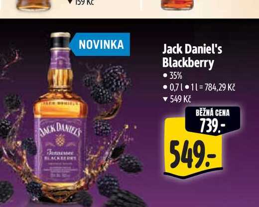   Jack Daniel's Blackberry  35%  0,71  