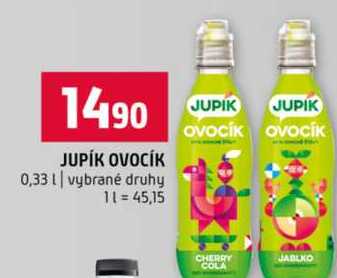 JUPÍK OVOCÍK 0,33l vybrané druhy
