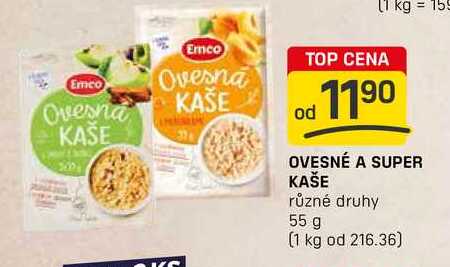 OVESNÉ A SUPER KAŠE různé druhy 55 g 