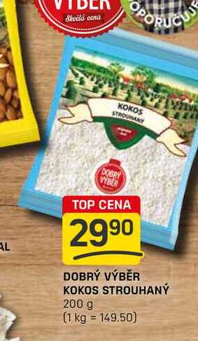 DOBRÝ VÝBĚR KOKOS STROUHANÝ 200 g