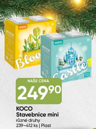 KOCO Stavebnice mini různé druhy 239-412 ks 