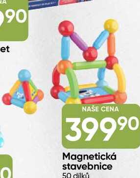 Magnetická stavebnice 50 dílků 