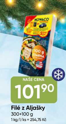 NOWACO Filé z Aljašky 300+100 g 