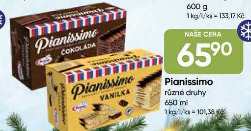 Pianissimo různé druhy 650 ml