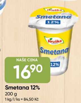 Hruška Smetana 12% 200 g 